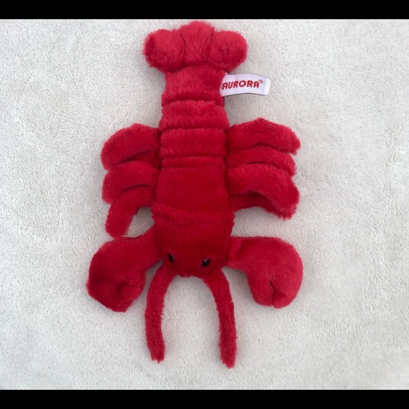 Red Lobster Plush Mini Flopsie Stffed Animal Aurora - Picture 1 of 5